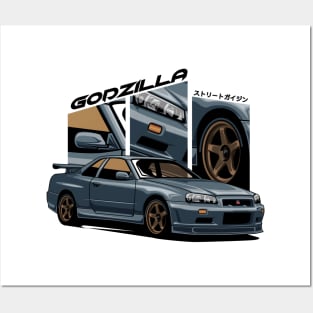 Gojira R34 Posters and Art